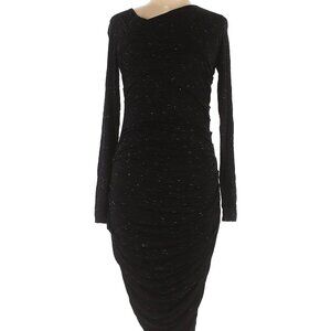 Bailey 44 Black Fitted Long Sleeve Dress Size Large
